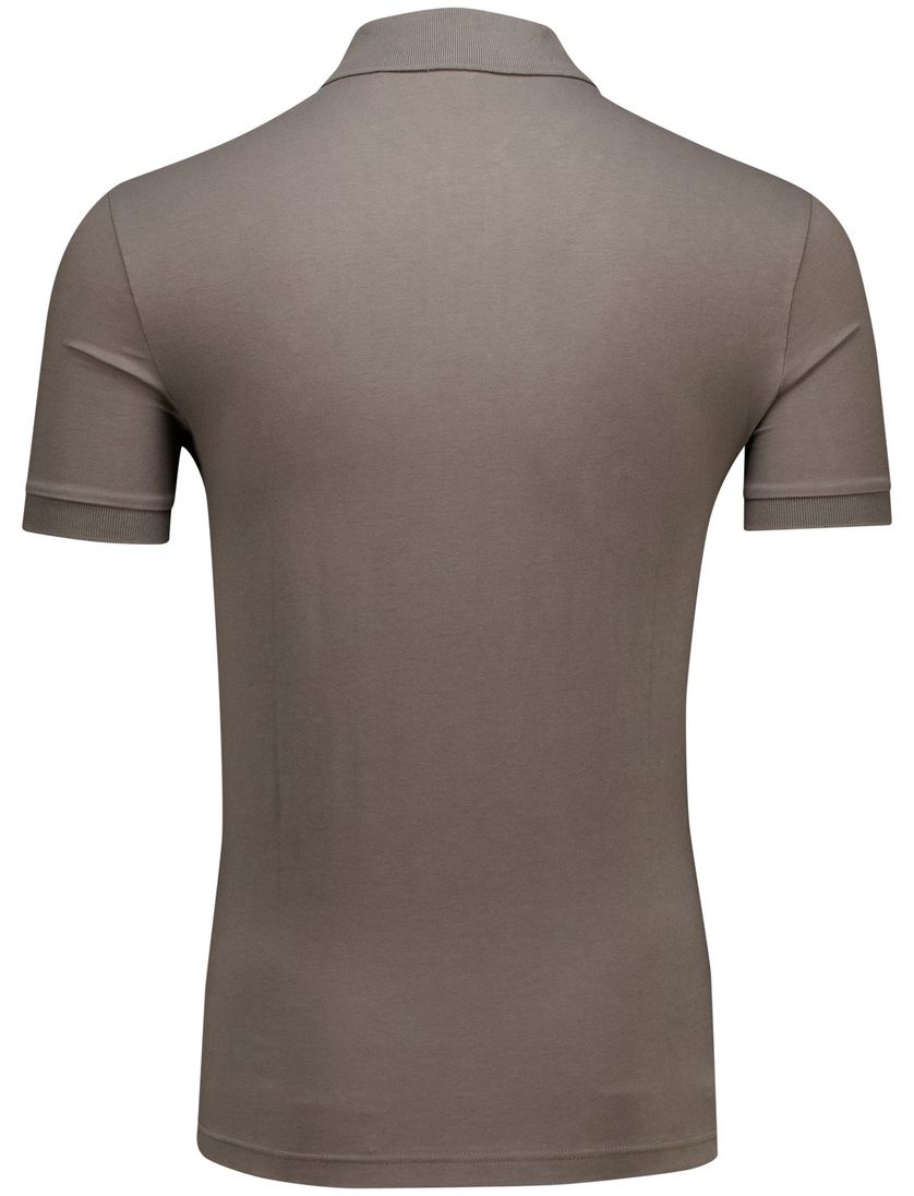 Boss Orange Passenger polo bruin effen