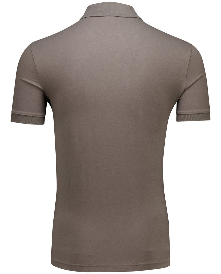 Boss Orange Passenger polo bruin korte mouw