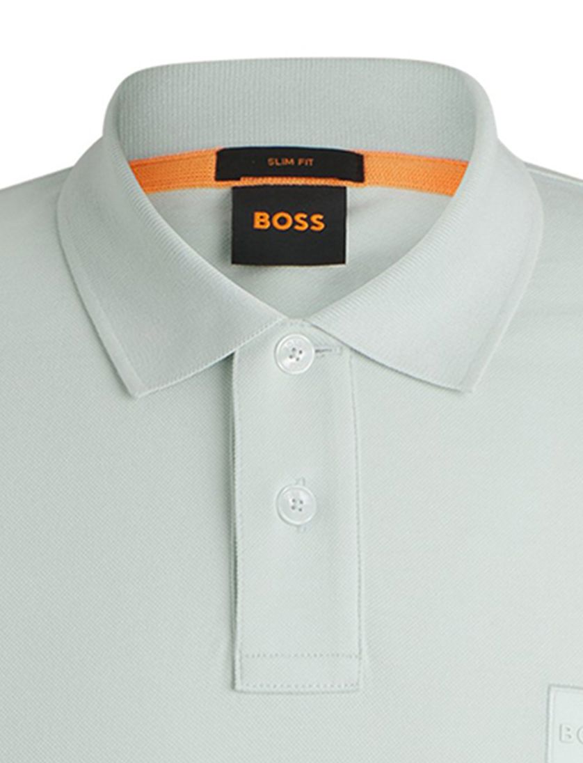 BOSS Orange poloshirt blauw Passenger