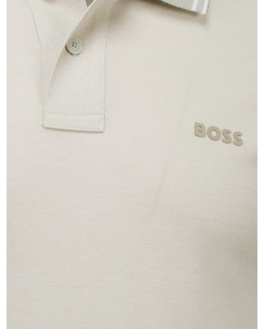 Hugo Boss Orange PeoxfordNew polo creme pique korte mouw