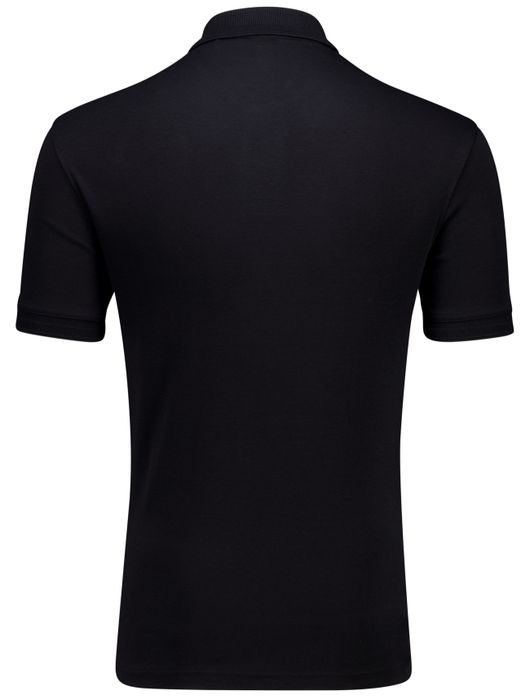 Boss Orange Polo Interlock zwart