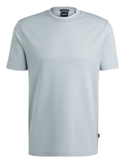 Hugo Boss BOSS Black t-shirt lichtblauw effen katoen