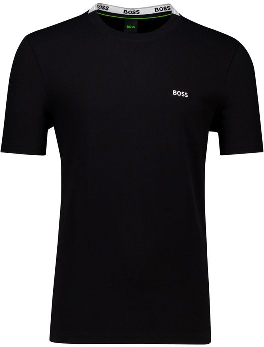 Hugo Boss green taddy t-shirt katoen zwart