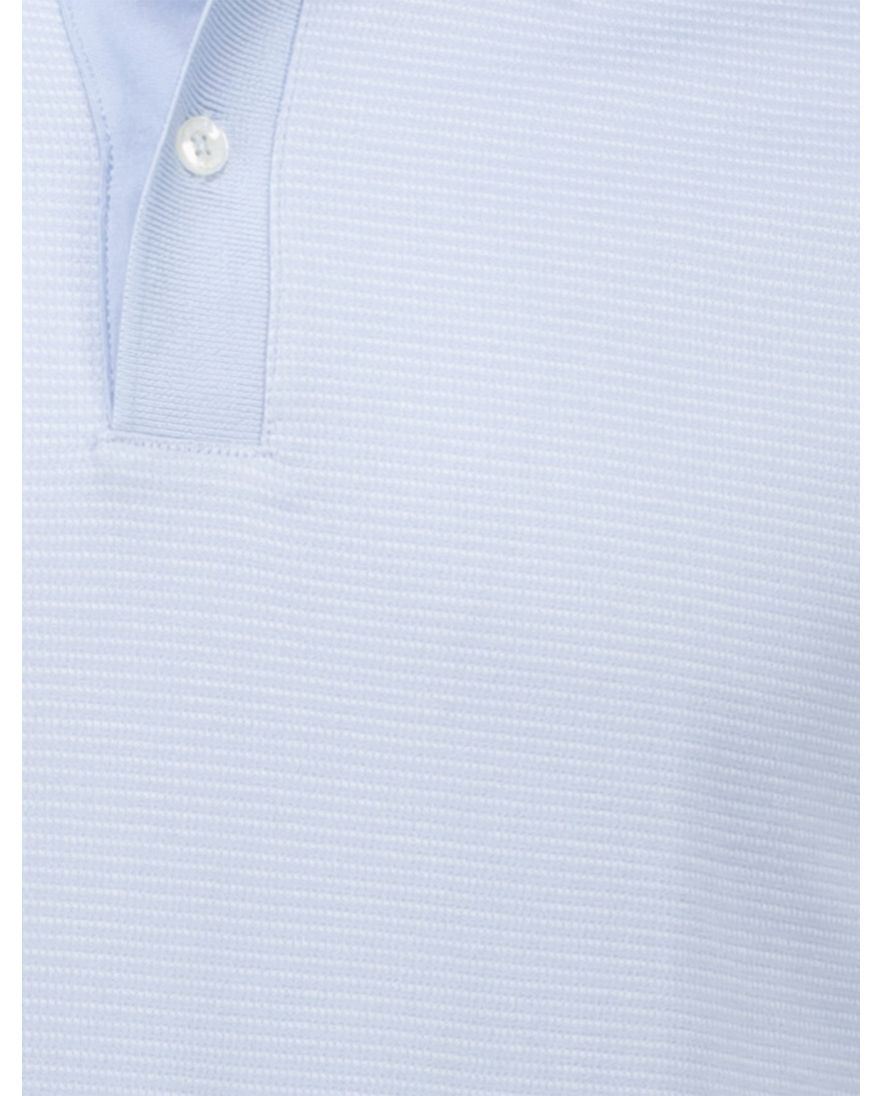 Boss Black H-parlay polo effen lichtblauw normale fit