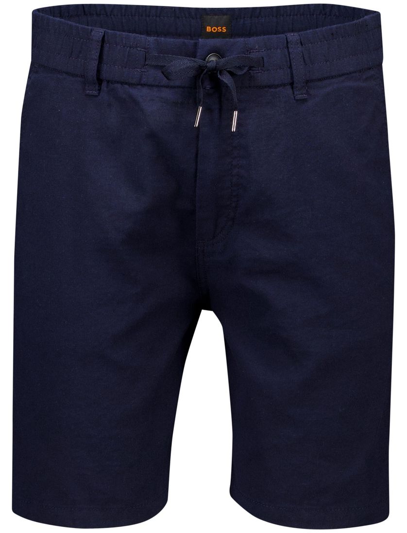 Boss Orange Chino donkerblauw linnen