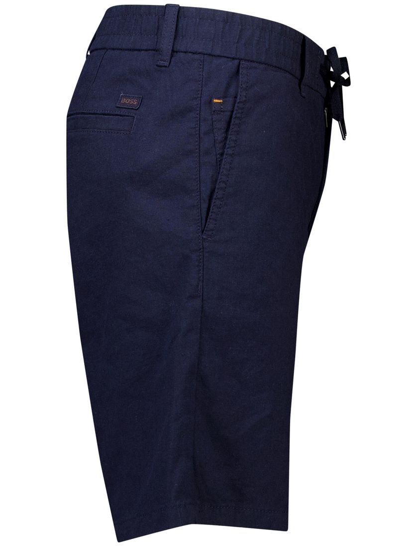 Boss Orange Chino donkerblauw linnen