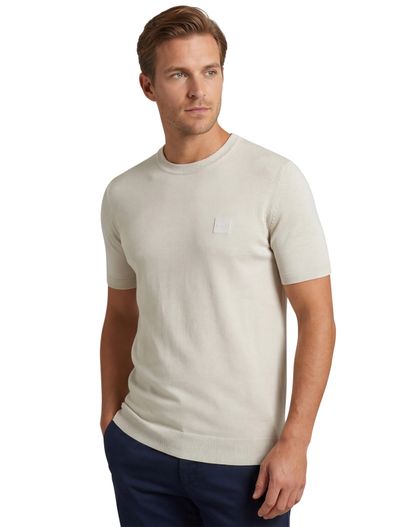 Hugo Boss Boss Orange t-shirt beige Kanache korte mouw