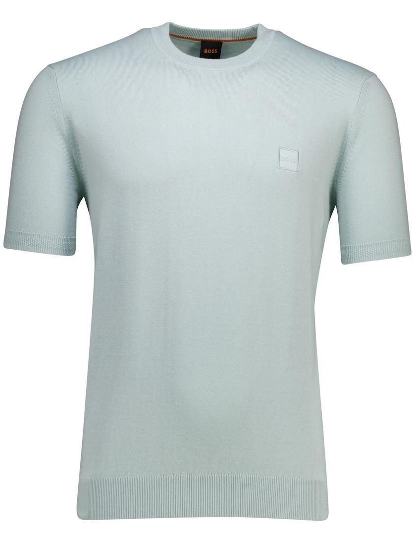 Hugo Boss Orange Kanache korte mouw t-shirt groen ronde hals