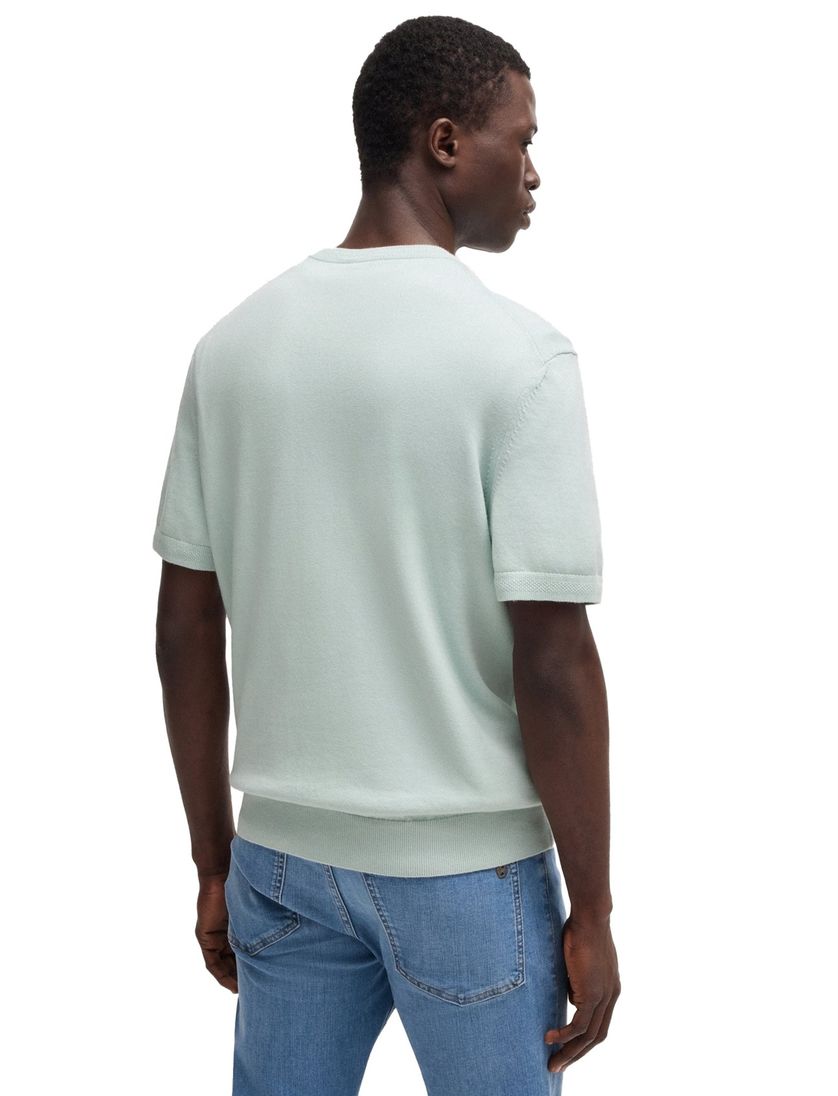 Hugo Boss Orange Kanache korte mouw t-shirt groen ronde hals