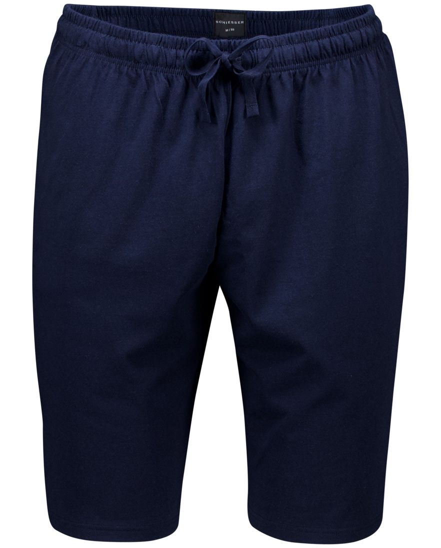 Schiesser heren pyjama kort grijs multicolor