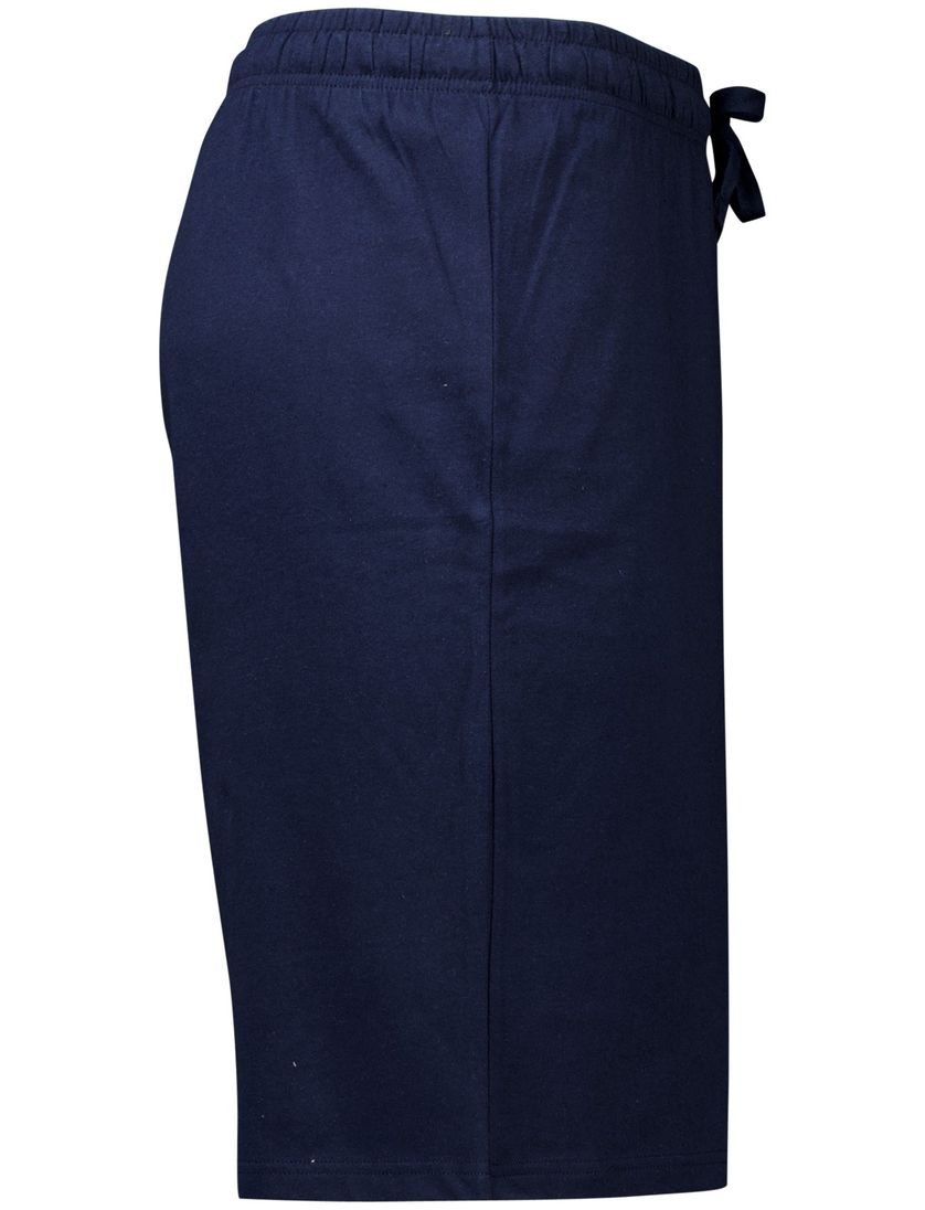 Schiesser heren pyjama kort grijs katoen