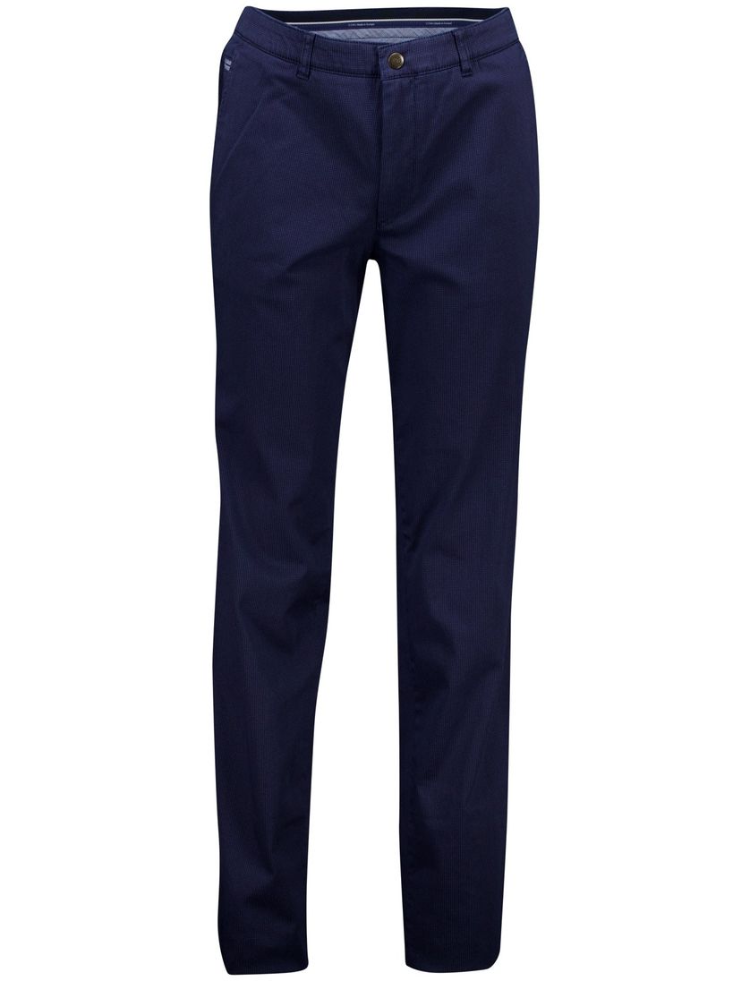 Com4 modern chino donkerblauw katoen