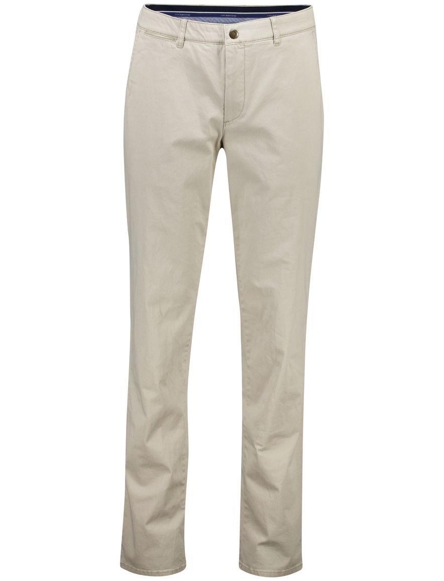 Com4 pantalon chino beige effen