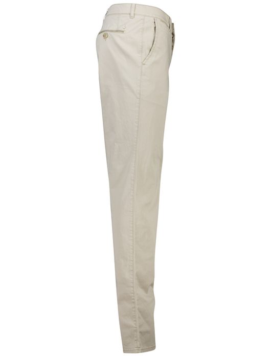 Com4 pantalon chino beige effen