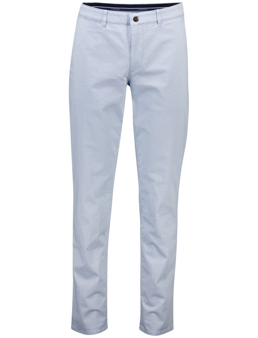 Com4 modern chino lichtblauw katoen