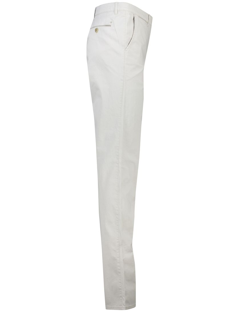 Com4 modern chino collection lichtgrijs katoen pantalon