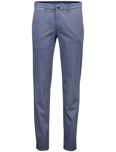 COM4 COM4 modern chino blauw katoen pantalon