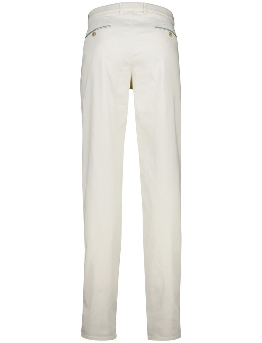 Pantalon Com4 beige modern chino katoen