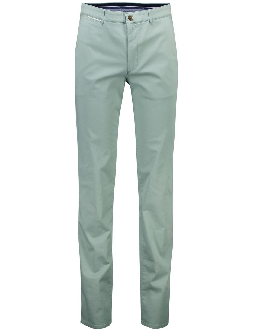 Com4 Modern Chino Collection groen katoen pantalon