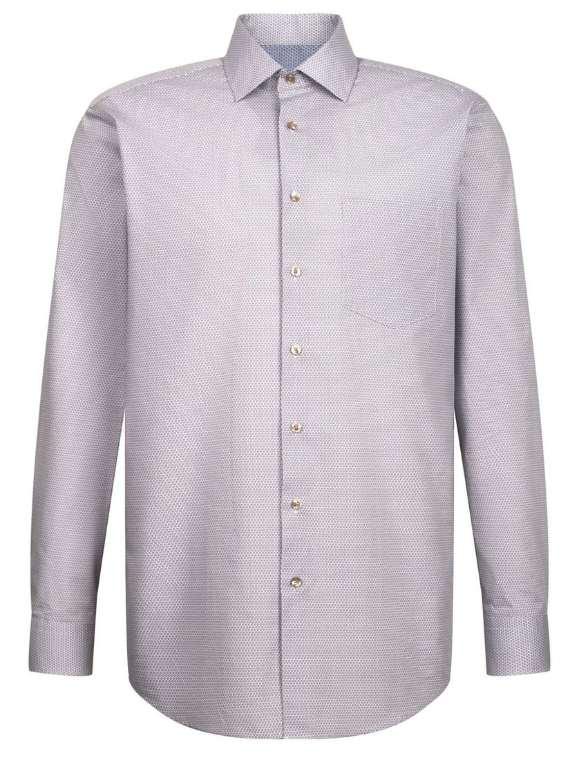 Overhemd Seidensticker beige print