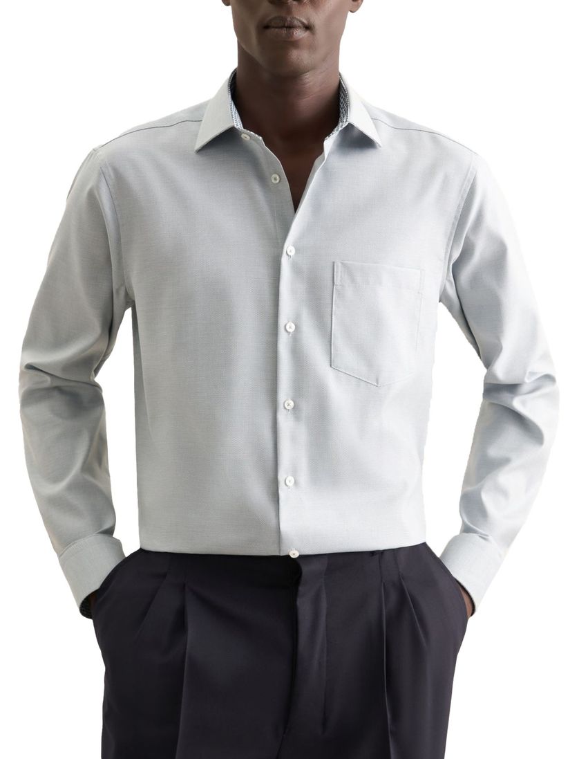 Seidensticker overhemd blauw