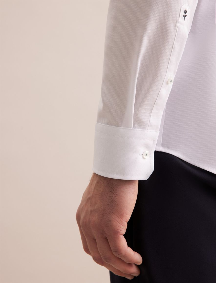 business overhemd wit Seidensticker Regular