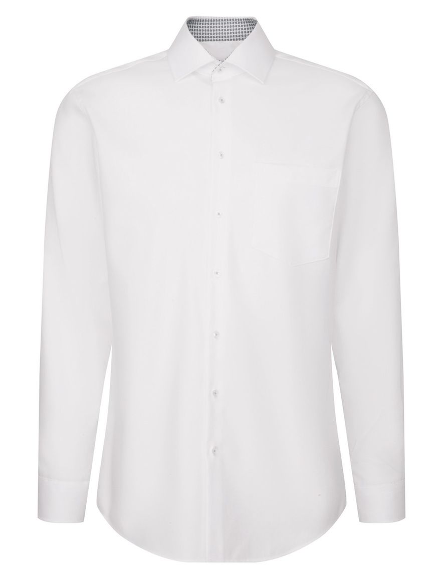 business overhemd wit Seidensticker Regular