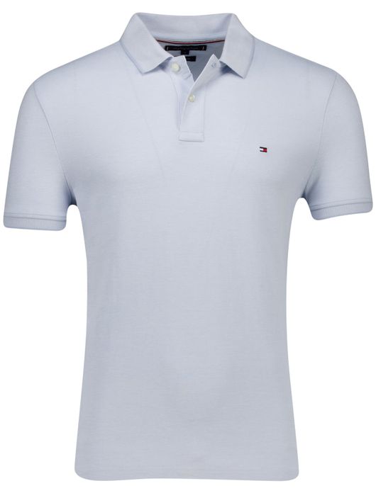 Tommy Hilfiger polo licht blauw regular fit