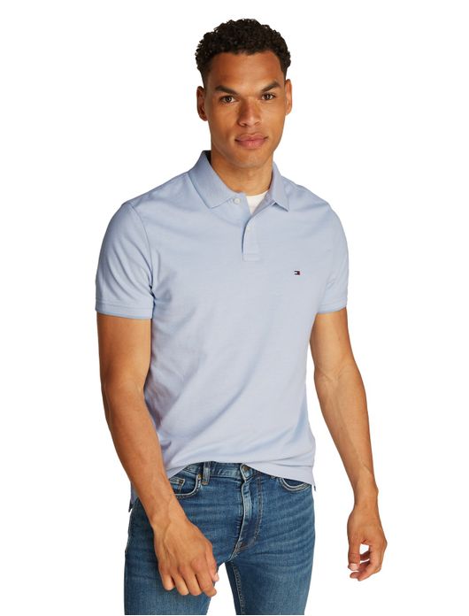 Tommy Hilfiger polo licht blauw regular fit