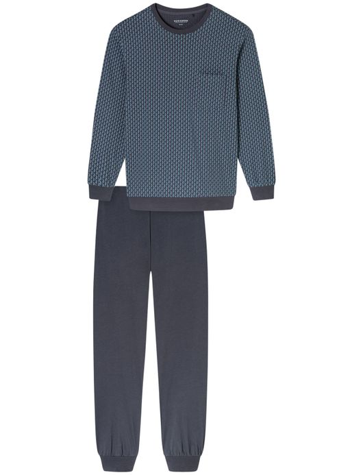 Schiesser pyjama donkerblauw