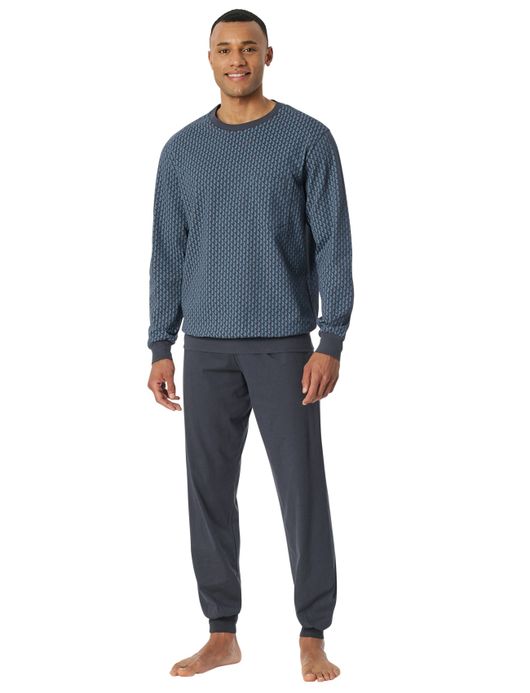 Schiesser pyjama donkerblauw