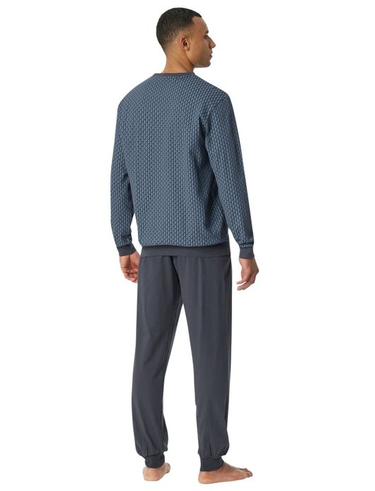 Schiesser pyjama donkerblauw