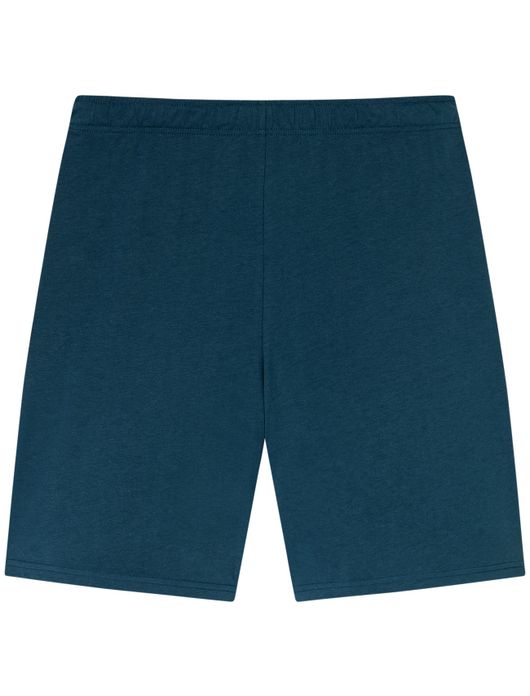 Schiesser shortama blauw geprint