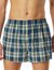 Schiesser boxershorts 2-pack groen geprint katoen