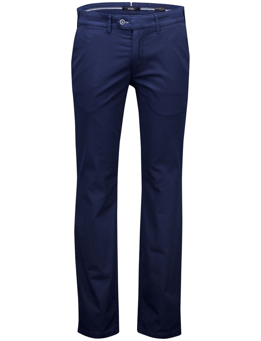 Eurex Joe regular fit pantalon donkerblauw flatfront