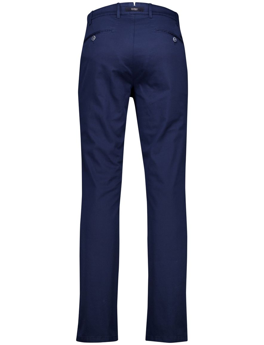 Eurex Joe regular fit pantalon donkerblauw flatfront