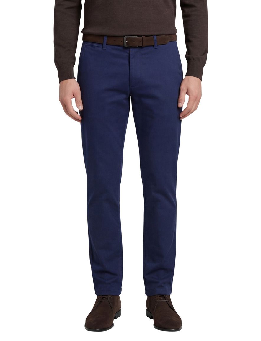 Eurex Joe regular fit pantalon donkerblauw flatfront