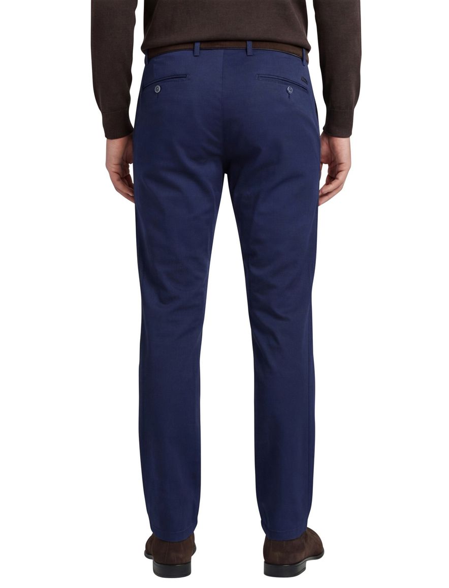 Eurex Joe regular fit pantalon donkerblauw flatfront