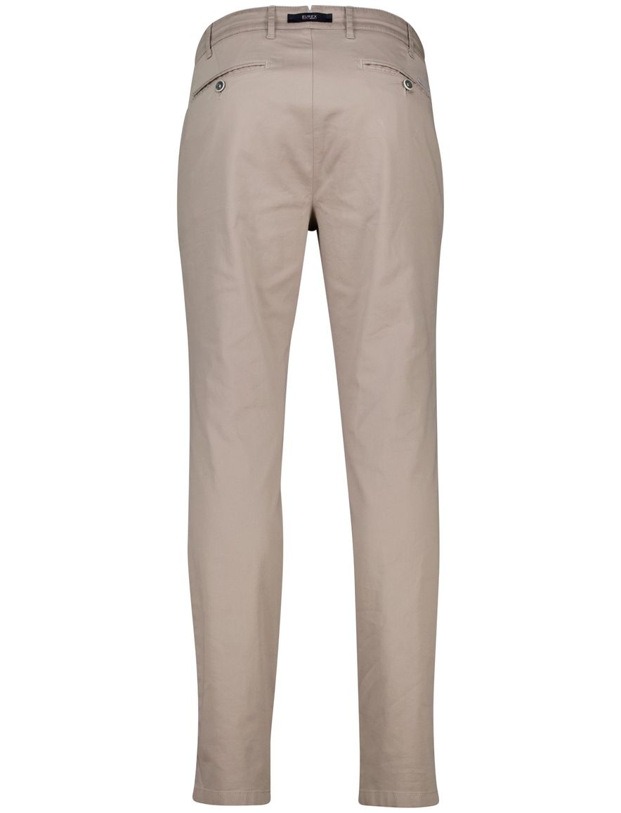 Eurex pantalon flatfront beige katoen