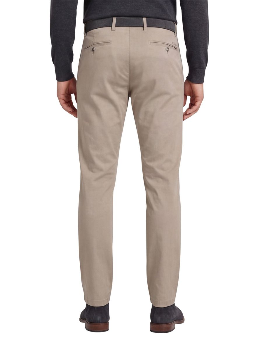 Eurex pantalon flatfront beige katoen
