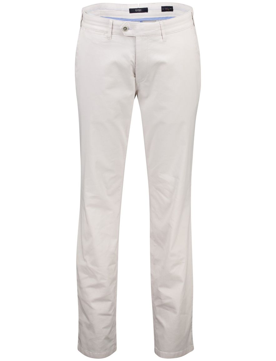 Eurex pantalon katoen wit normale fit