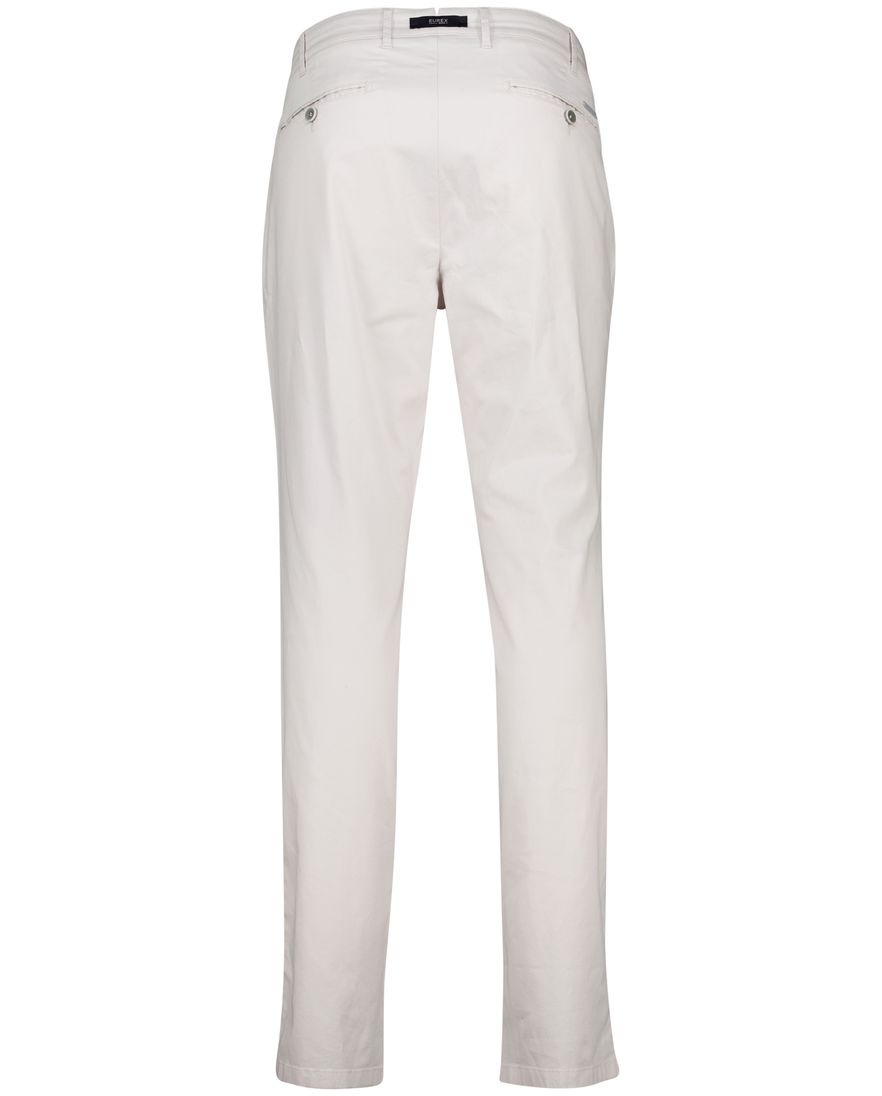 Eurex pantalon katoen wit normale fit