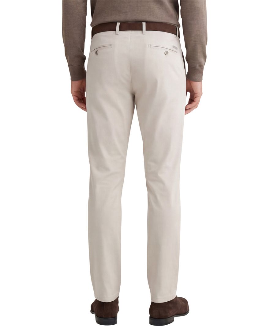 Eurex pantalon katoen wit normale fit
