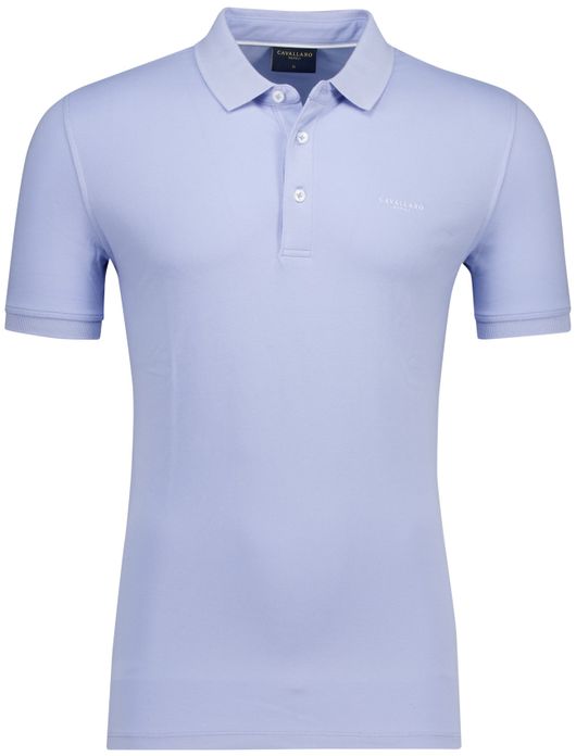 poloshirt korte mouw lichtblauw Cavallaro Napoli