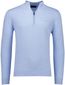 Portofino Hince regular fit half zip trui lichtblauw gemêleerd