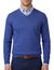 Portofino Vince V-neck Pullover Knit Blauw