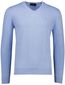 Portofino trui lichtblauw effen normale fit katoen
