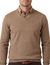 Portofino Vince V-neck Pullover Flat Knit Camel