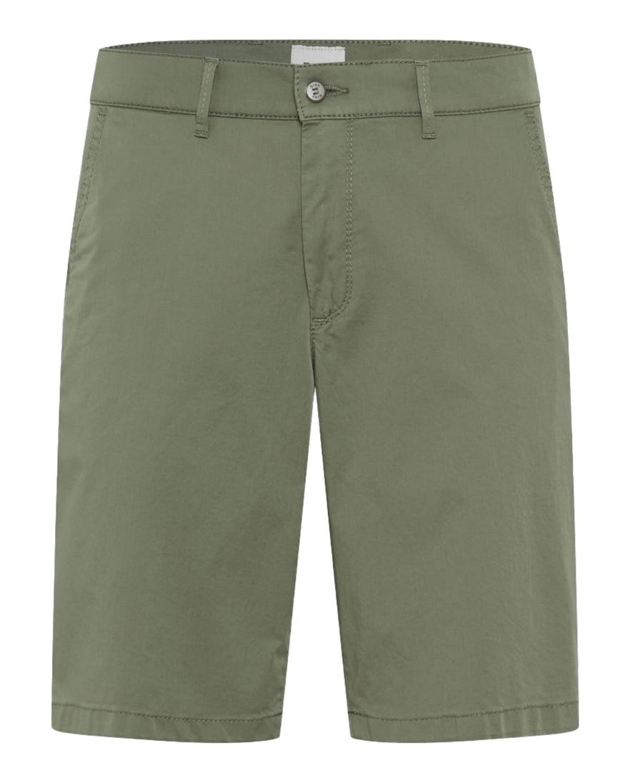 Brax Bozen korte broek groen effen