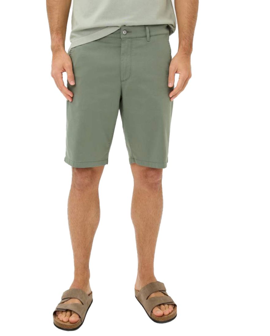 Brax Bozen korte broek groen effen